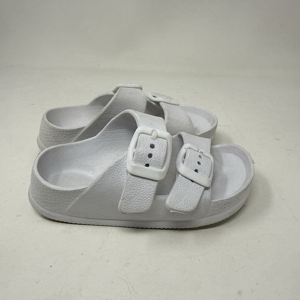 Kids Birkenstock Arizona EVA Sandals Little Kids Sizes - White Size 24 Toddler 8 - Picture 2 of 8